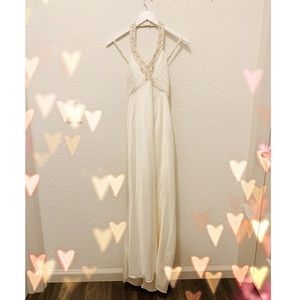 Galina Embellished Halter Wedding Gown